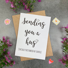 Load image into Gallery viewer, Sending You A Hug (Socially Distanced Of Course) Card-5-The Persnickety Co
