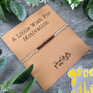 A Little Wish For Motivation - Beaded Bracelet-10-The Persnickety Co