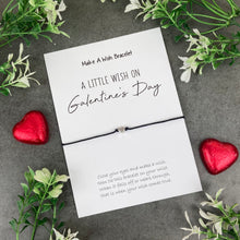 Load image into Gallery viewer, Galantines Day Heart Wish Bracelet

