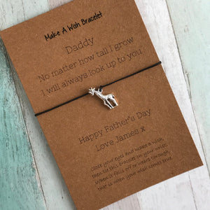 No Matter How Tall I Grow Wish Bracelet-2-The Persnickety Co