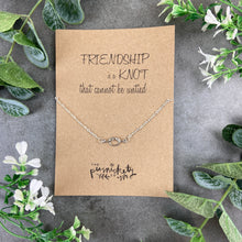 Load image into Gallery viewer, Friendship Knot Necklace-The Persnickety Co
