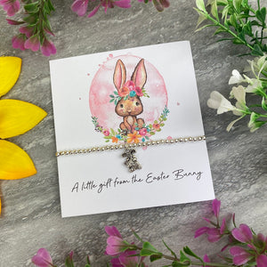 A little Gift From The Easter Bunny Floral Beaded Bracelet