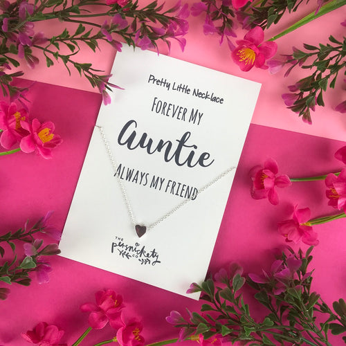 Forever My Auntie Always My Friend Necklace-The Persnickety Co
