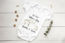 Load image into Gallery viewer, Elephant First Father&#39;s Day Bib and Vest
