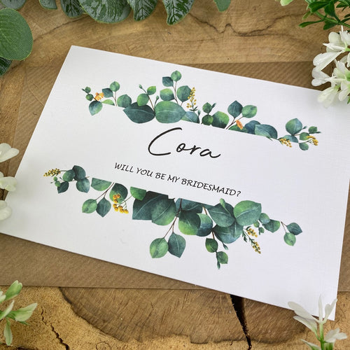 Bridesmaid Proposal - Will You Be My Bridesmaid Card-The Persnickety Co