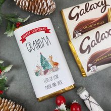 Load image into Gallery viewer, Merry Christmas Grandma - Personalised Chocolate Bar
