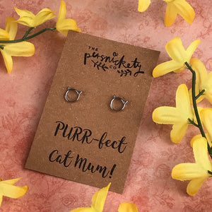 925 Sterling Silver - PURR-fect Cat Mum-4-The Persnickety Co