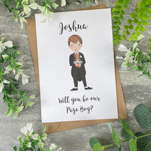 Load image into Gallery viewer, Will You Be Our Page Boy Card-2-The Persnickety Co

