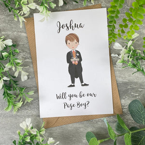 Will You Be Our Page Boy Card-2-The Persnickety Co