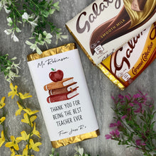 Load image into Gallery viewer, Teacher Chocolate Bar- Best Teacher Ever
