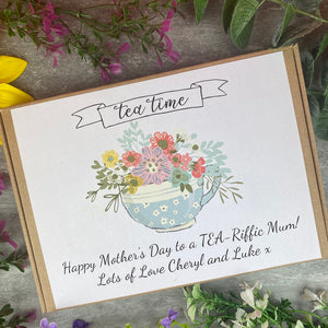 Personalised Mother's Day Tea and Biscuit Box-The Persnickety Co