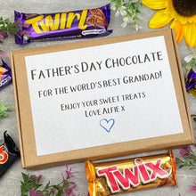 Load image into Gallery viewer, Father&#39;s Day Chocolate For The Worlds Best Grandad/Dad-The Persnickety Co
