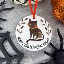 Load image into Gallery viewer, Black Cat Halloween Hanging Decoration
