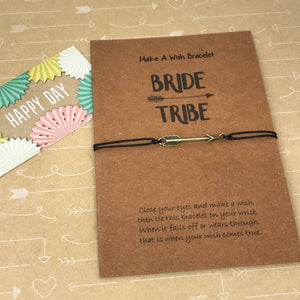 Bride Tribe Arrow Wish Bracelet-The Persnickety Co