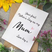 Load image into Gallery viewer, First Mother&#39;s Day Personalised Card
