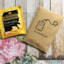 Load image into Gallery viewer, For A Tea-Riffic Boss Mini Kraft Envelope with Tea Bag-2-The Persnickety Co
