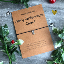 Load image into Gallery viewer, Merry Christmouse Wish Bracelet-6-The Persnickety Co
