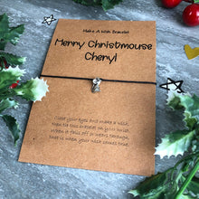 Load image into Gallery viewer, Merry Christmouse Wish Bracelet-10-The Persnickety Co
