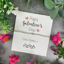 Load image into Gallery viewer, Personalised Galentine&#39;s Day Beaded Bracelet
