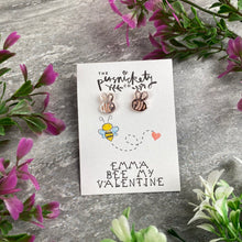 Load image into Gallery viewer, Bee My Valentine Earrings-4-The Persnickety Co
