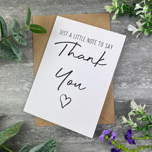 Thank You Card