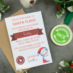Santa's Nice List Chocolate Medal