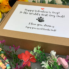 Load image into Gallery viewer, Personalised Pawfect Dog Dad Valentines Sweet Box
