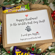 Load image into Gallery viewer, Merry Christmas Personalised Dog Mum/Dad Chocolate Box-The Persnickety Co
