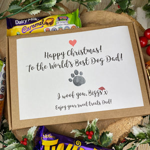 Merry Christmas Personalised Dog Mum/Dad Chocolate Box-The Persnickety Co