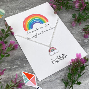 Rainbow Necklace-4-The Persnickety Co