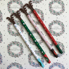 Load image into Gallery viewer, Christmas Reindeer Gel Pens-The Persnickety Co
