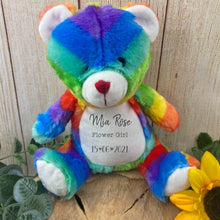 Load image into Gallery viewer, Personalised &#39;Will You Be My Flower Girl&#39; Soft Toy
