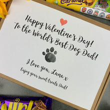 Load image into Gallery viewer, Personalised Dog Dad Valentine&#39;s Day Chocolate Box
