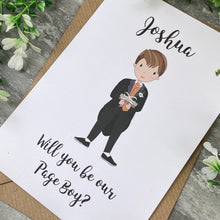 Load image into Gallery viewer, Will You Be Our Page Boy Card-9-The Persnickety Co
