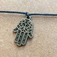 Load image into Gallery viewer, Hamsa Hand Wish Bracelet-3-The Persnickety Co
