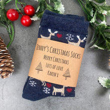 Load image into Gallery viewer, Deer Christmas Socks-The Persnickety Co
