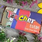 Load image into Gallery viewer, Best Teacher Ever Personalised Chocolate Bar
