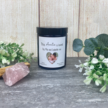 Load image into Gallery viewer, Personalised Photo Candle - This Auntie Is Loved By-The Persnickety Co
