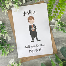 Load image into Gallery viewer, Will You Be Our Page Boy Card-8-The Persnickety Co
