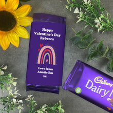 Load image into Gallery viewer, Personalised rainbow Chocolate Bar
