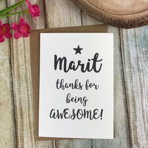 Thanks For Being Awesome Card-9-The Persnickety Co