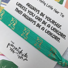 Load image into Gallery viewer, Always Be A Unicorn Hair Tie-10-The Persnickety Co
