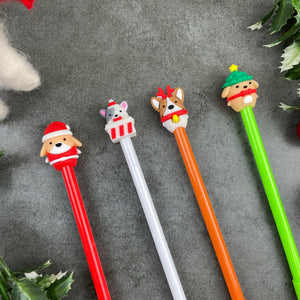 Cute Christmas Dog Gel Pens