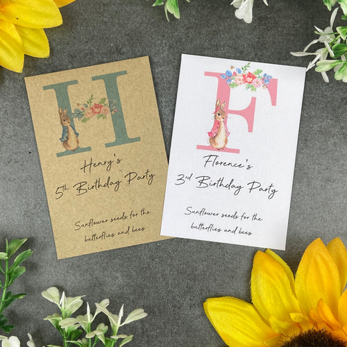 Rabbit Initial Seed Packets-The Persnickety Co