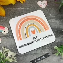 Load image into Gallery viewer, You Are Nothing Short Of Amazing Personalised Coaster-The Persnickety Co
