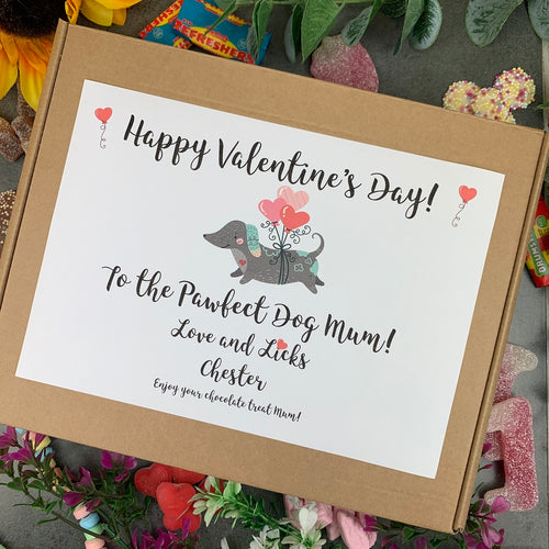 Personalised Pawfect Dog Dad/Mum Valentines Sweet Box-The Persnickety Co