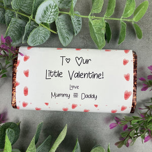 To Our Little Valentine Chocolate Bar