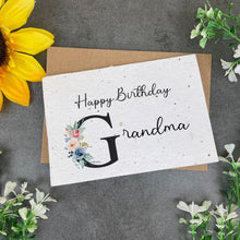 Load image into Gallery viewer, Happy Birthday Grandma - Plantable Seed Card
