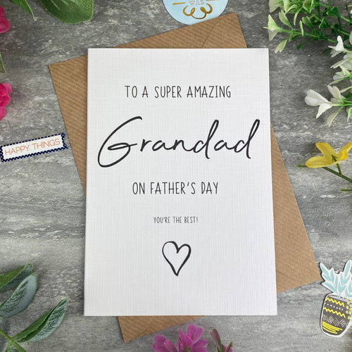 Super Amazing Grandad Father's Day Card-The Persnickety Co