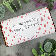 Load image into Gallery viewer, Valentine&#39;s Day Hearts Chocolate Bar-The Persnickety Co
